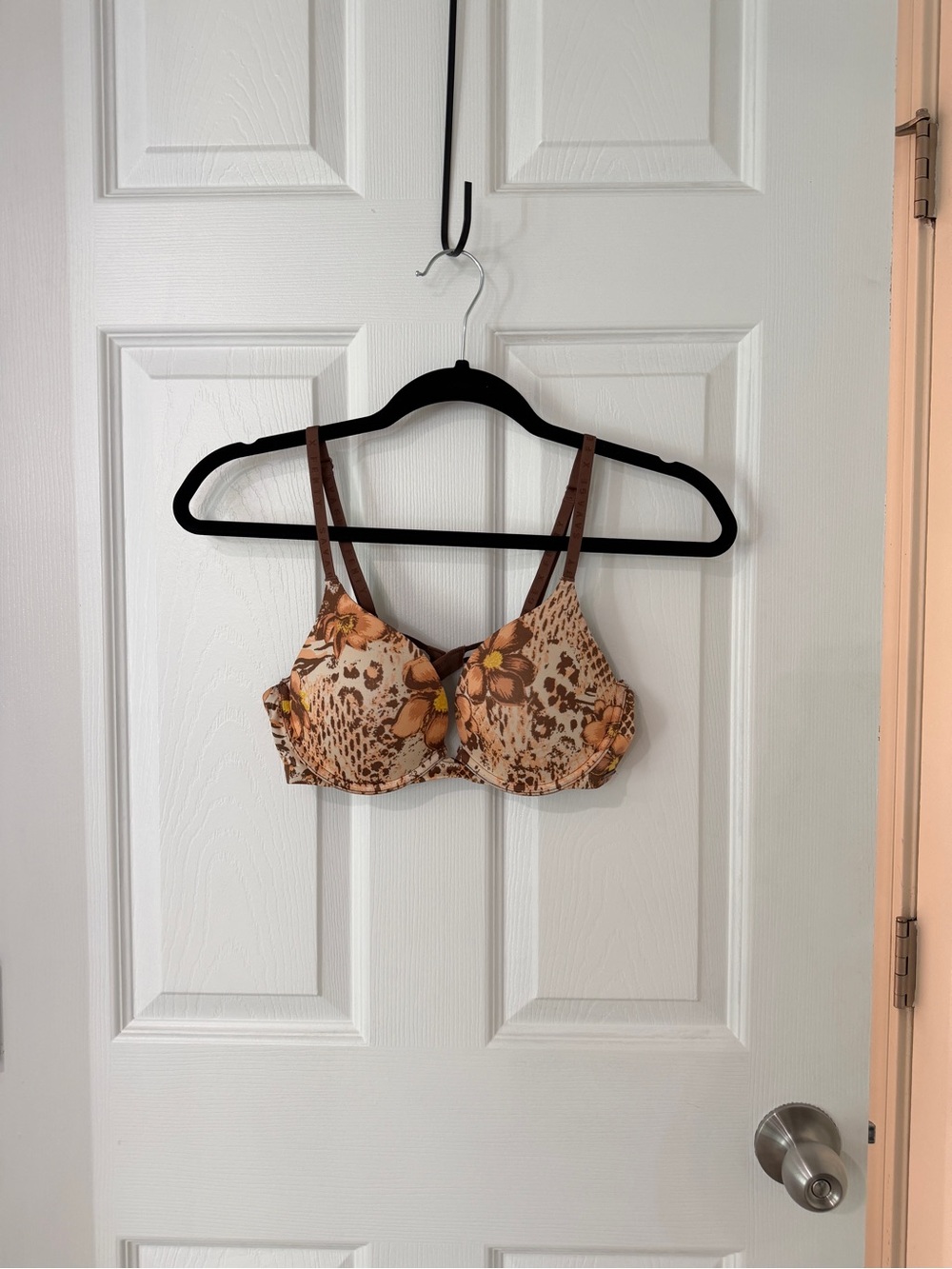Savage Fenty Floral & Leopard Print Underwire Bra